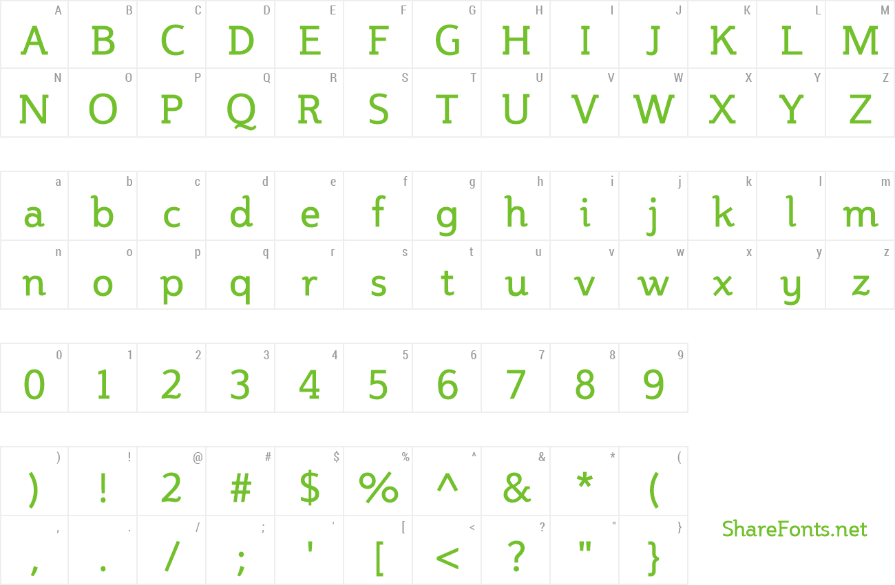 Font Steinem Unicode preview