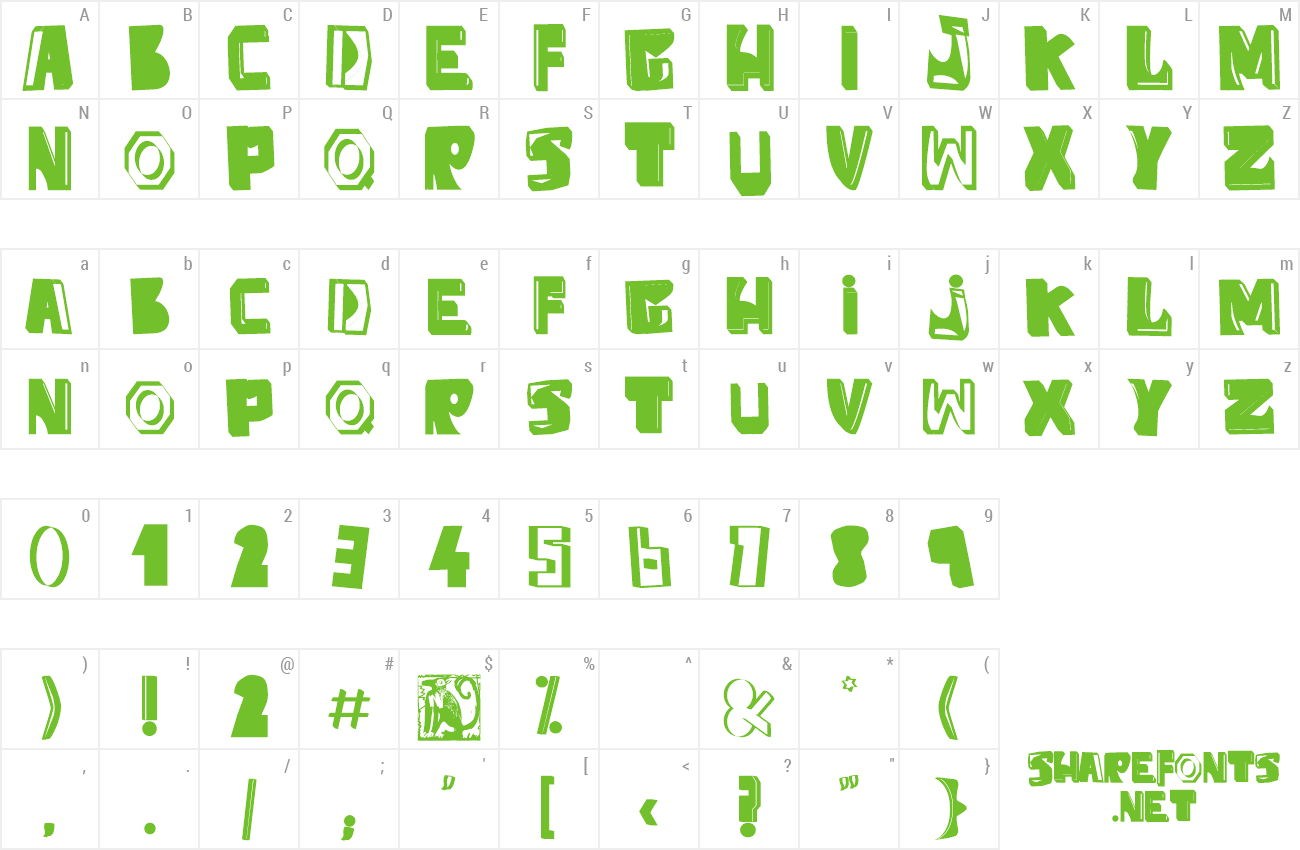 Font Anti-Folk preview