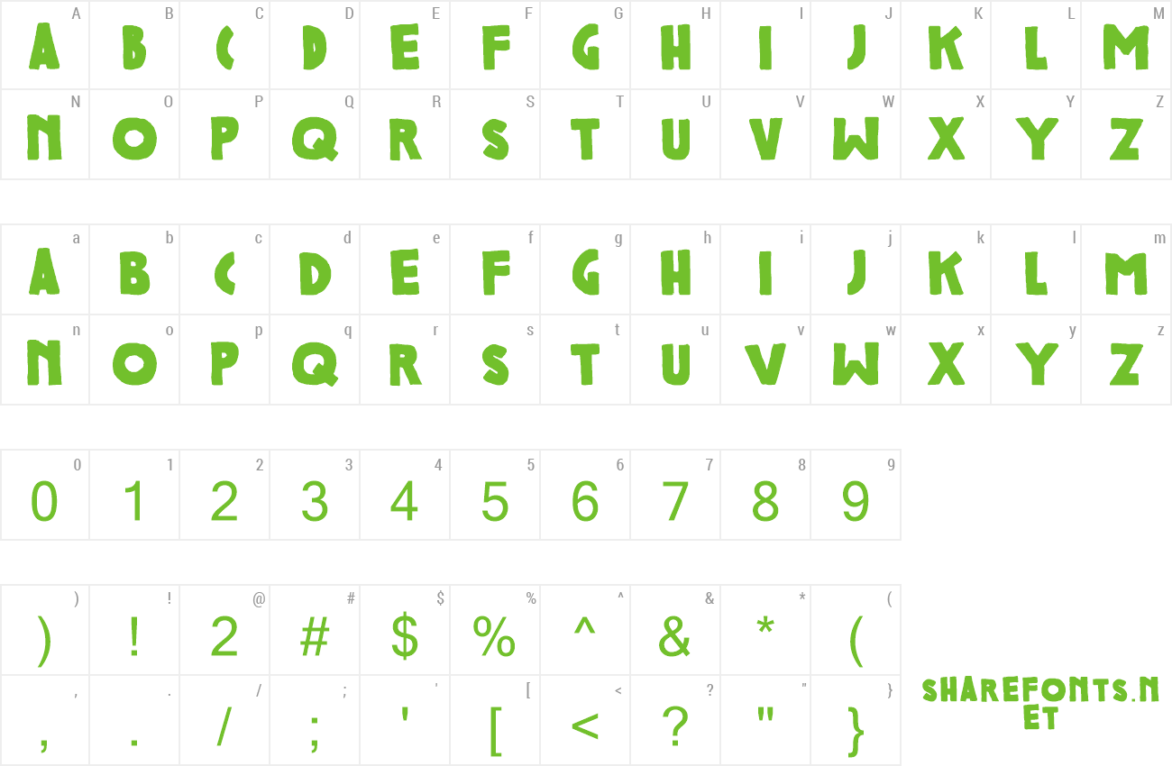 Font Colcothar preview