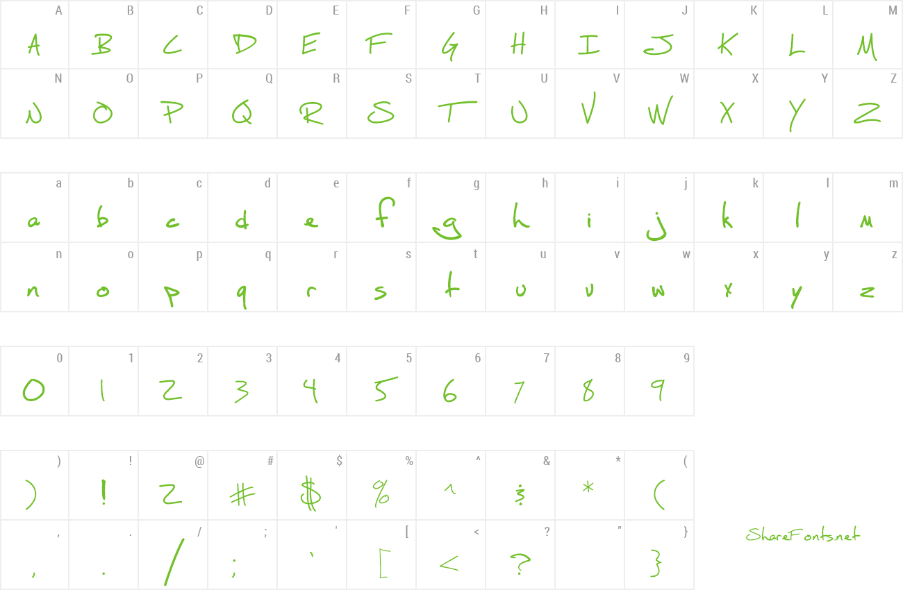 Font Fh_Script preview