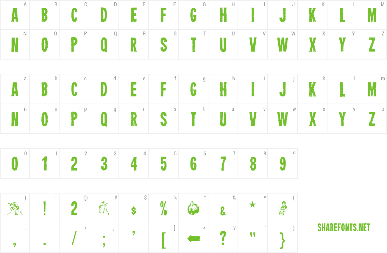 Font Heavyweight preview