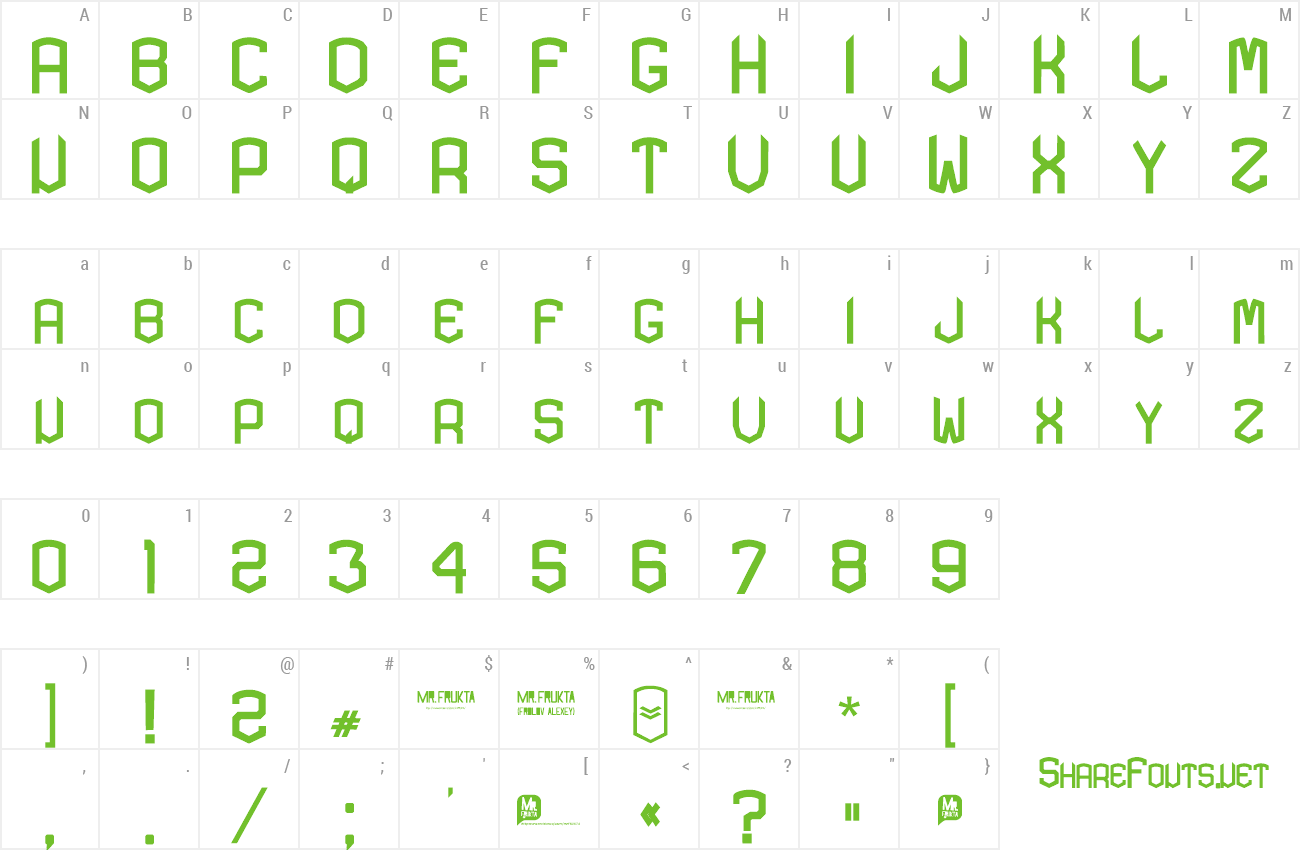 Font KARDON TYPE preview