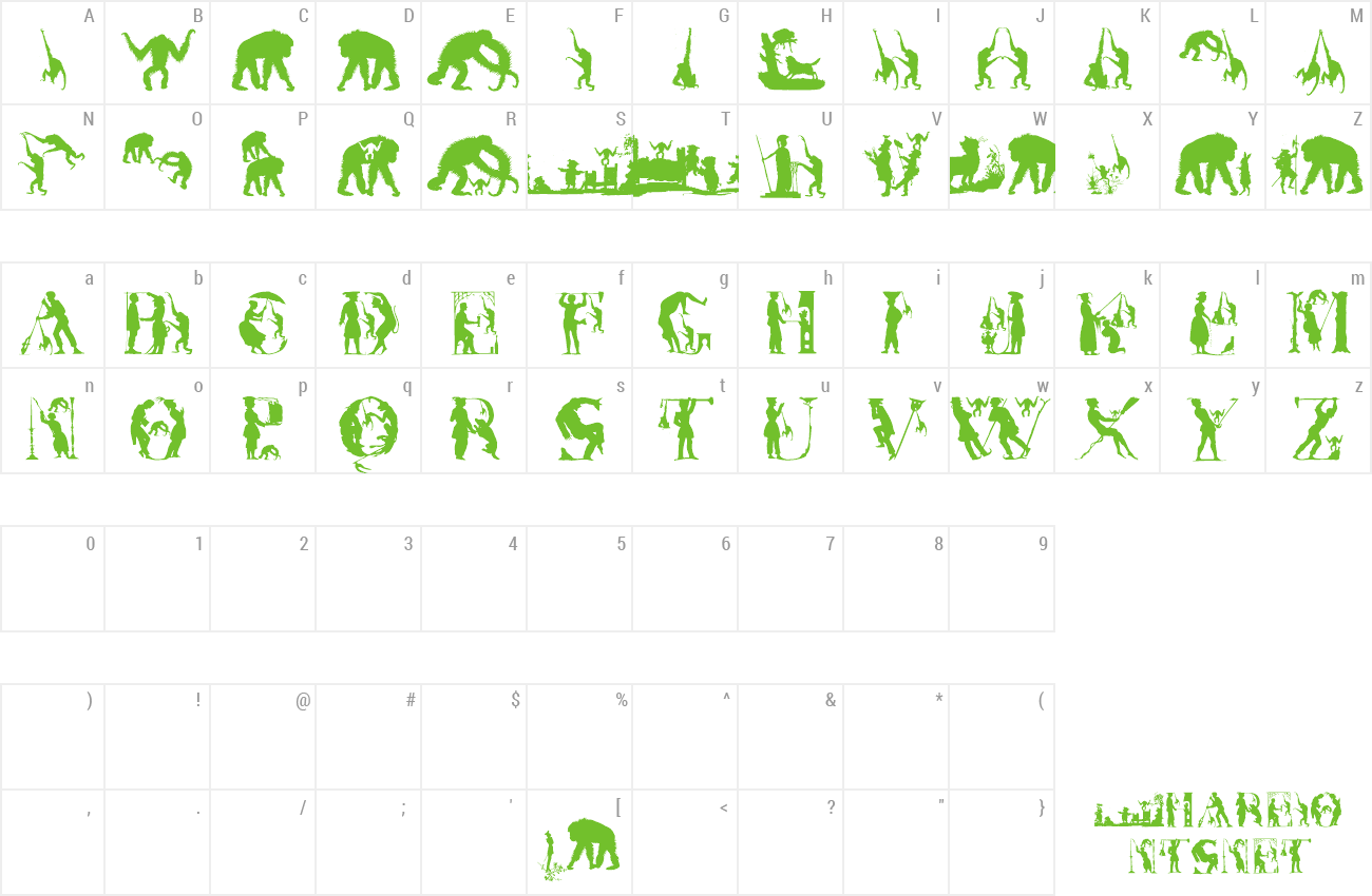 Font MKapish preview