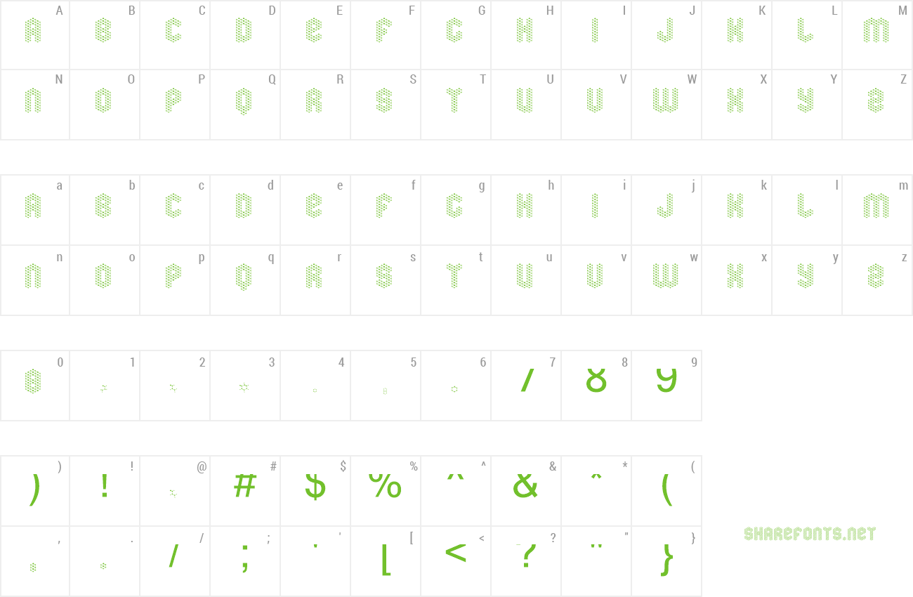 Font molecular complex 1 preview