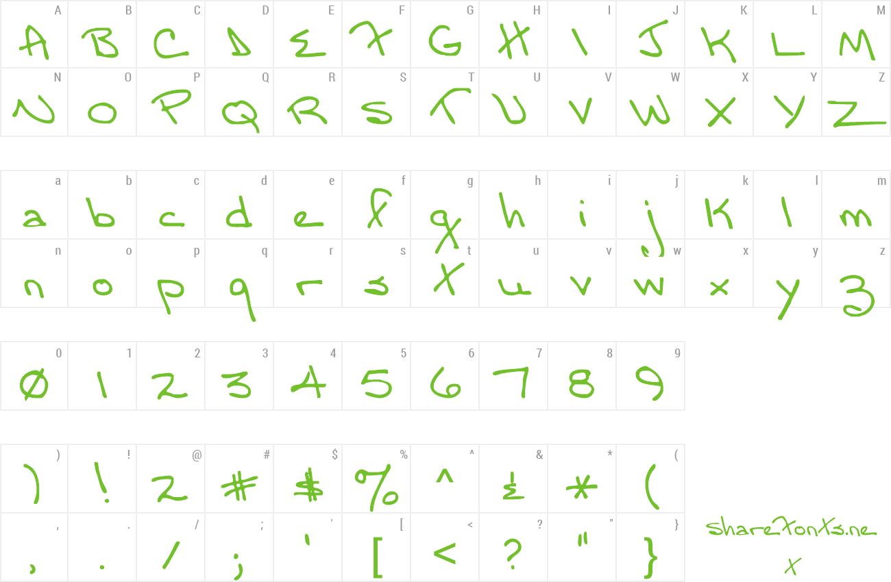 Font Moms Font preview