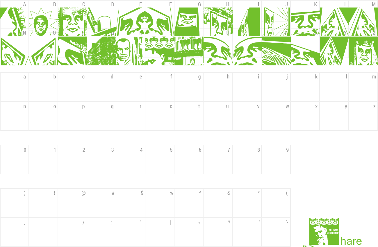 Font ObeyTown preview