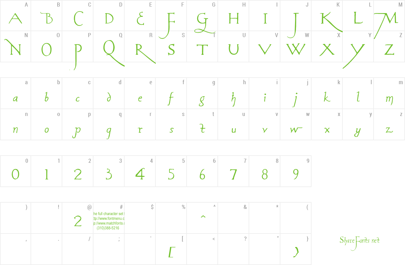 Font Rodolphe Tryout preview