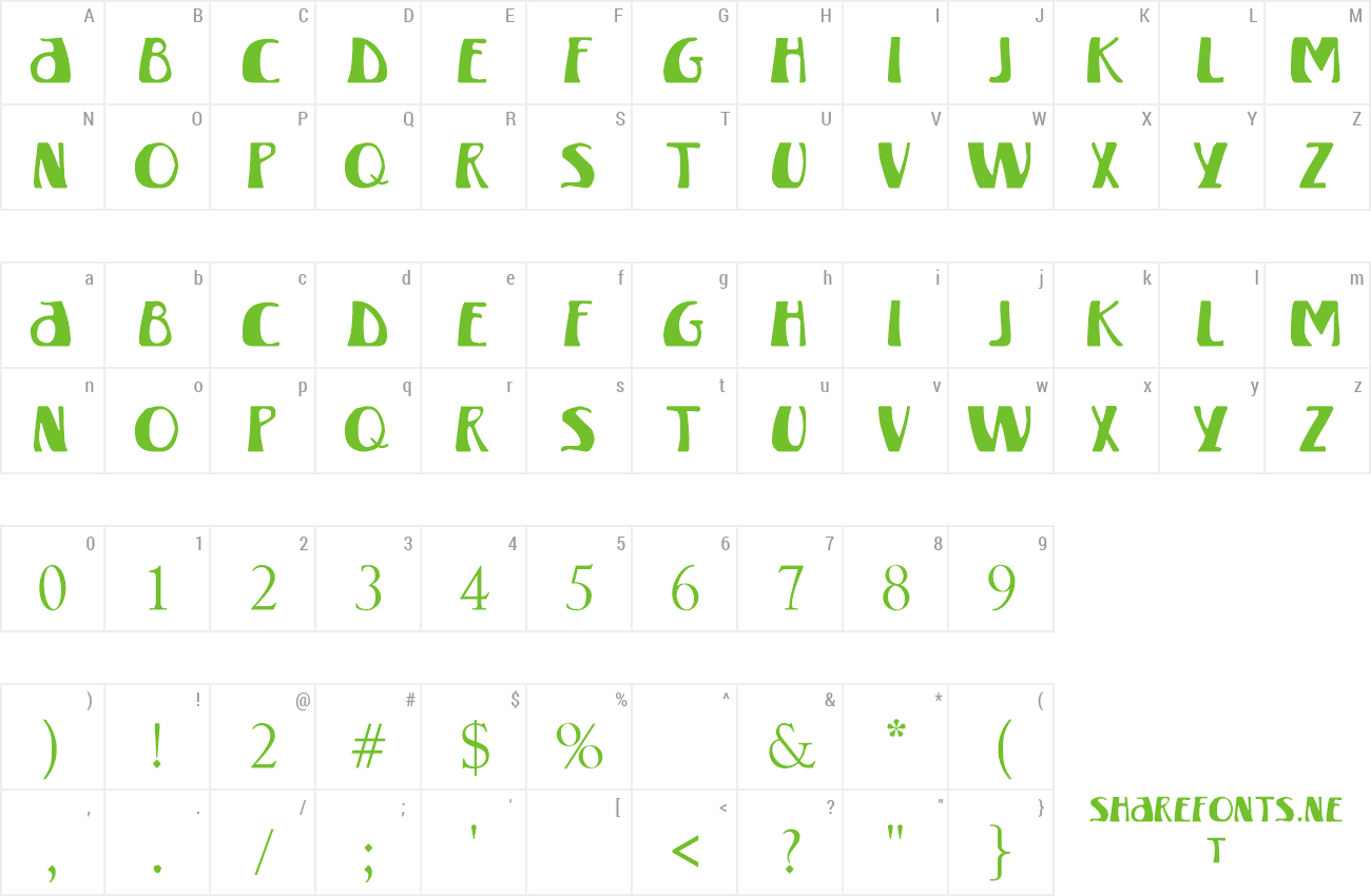 Font Winterland preview