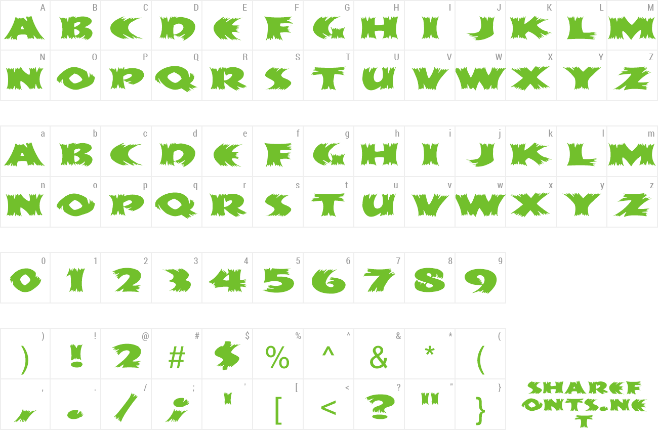 Font HayStackMF preview