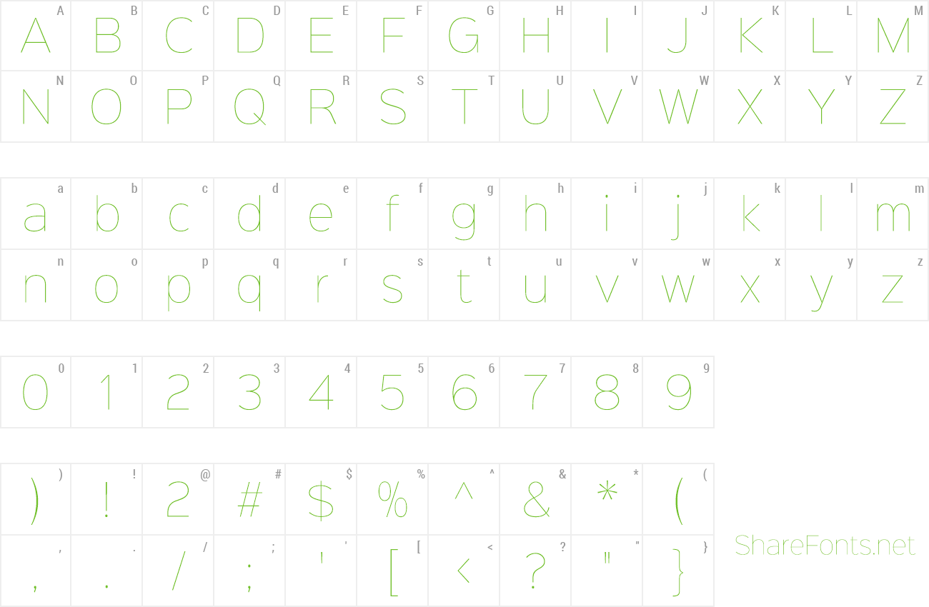 Font Sinkin Sans 500 Medium preview