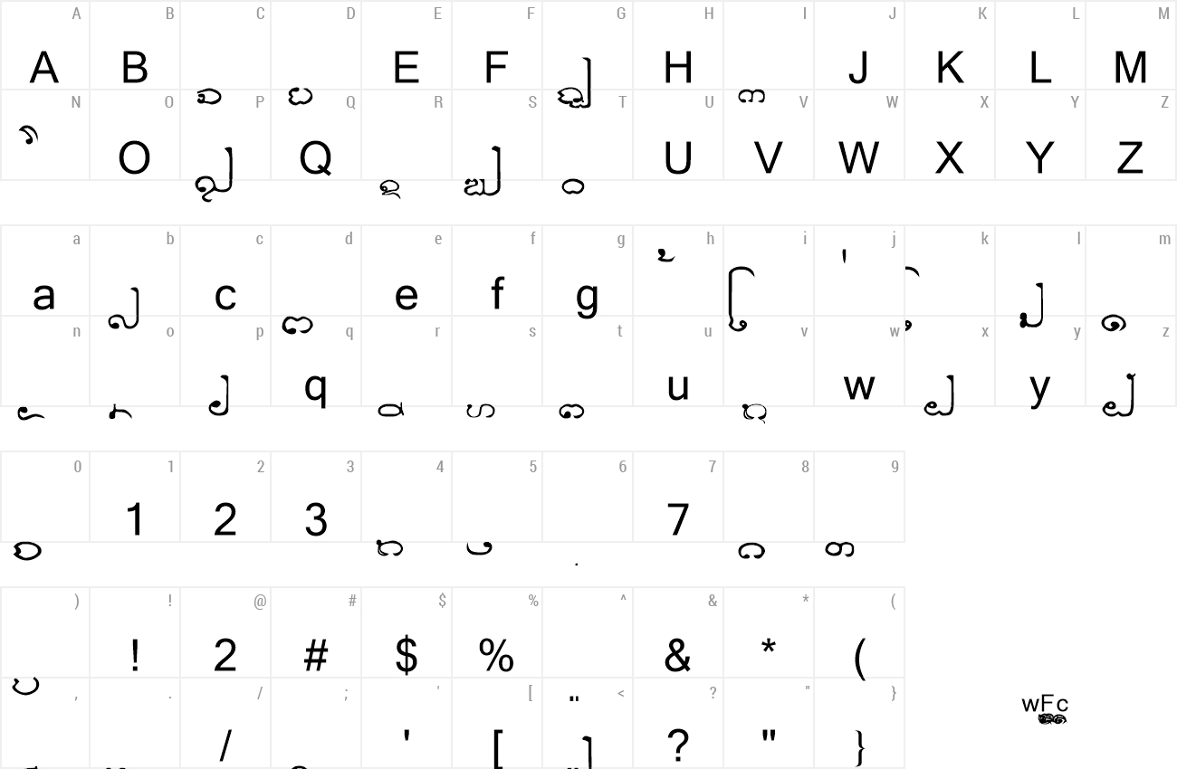 Lao Dhamma Font | wfonts.com - download free