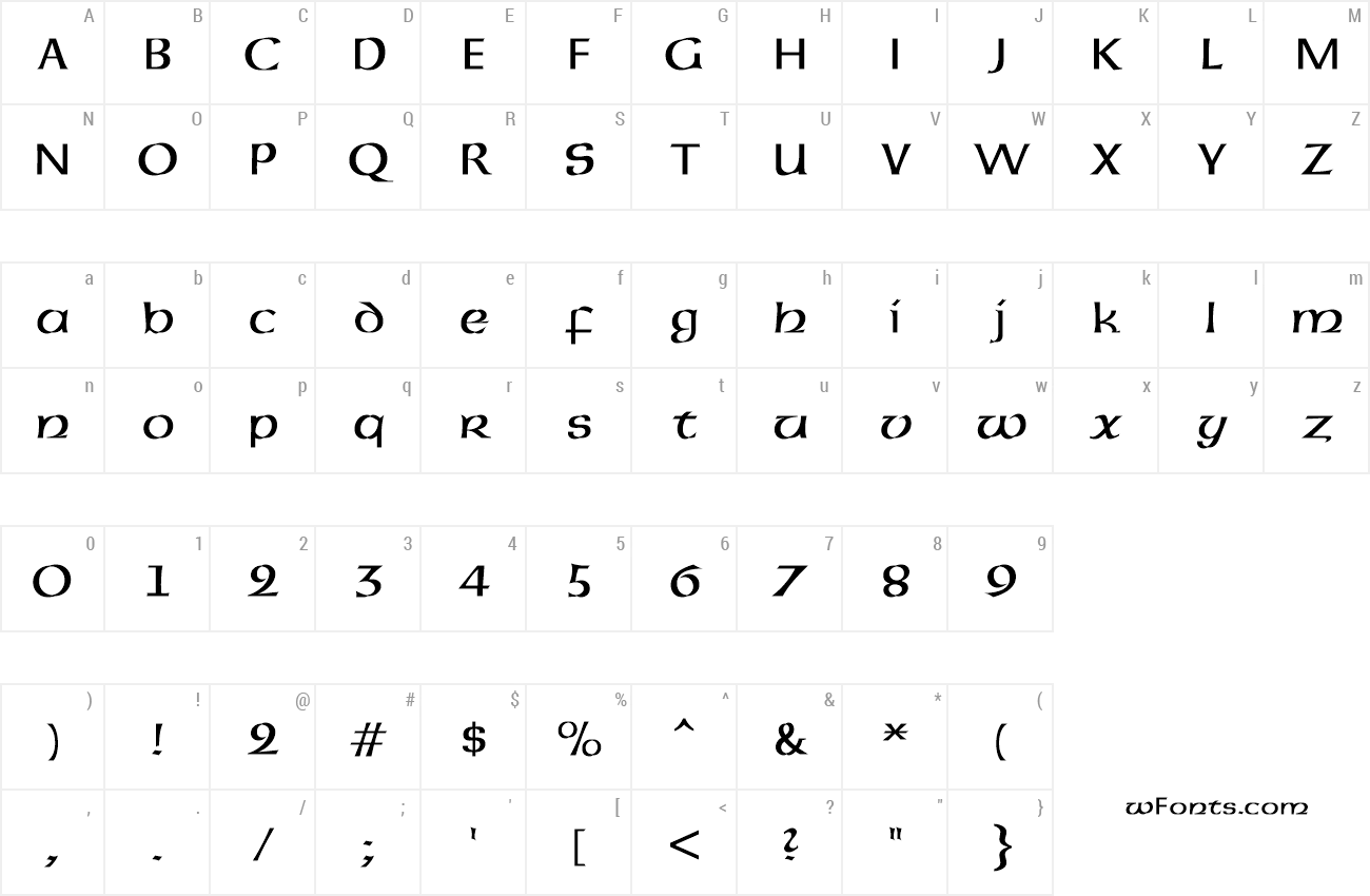 Uncial ATT Font | wfonts.com - download free