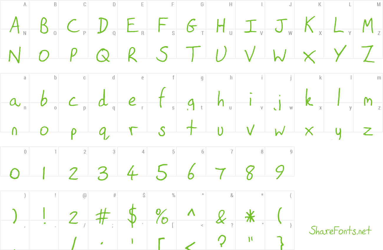 Font Amura YOFF preview