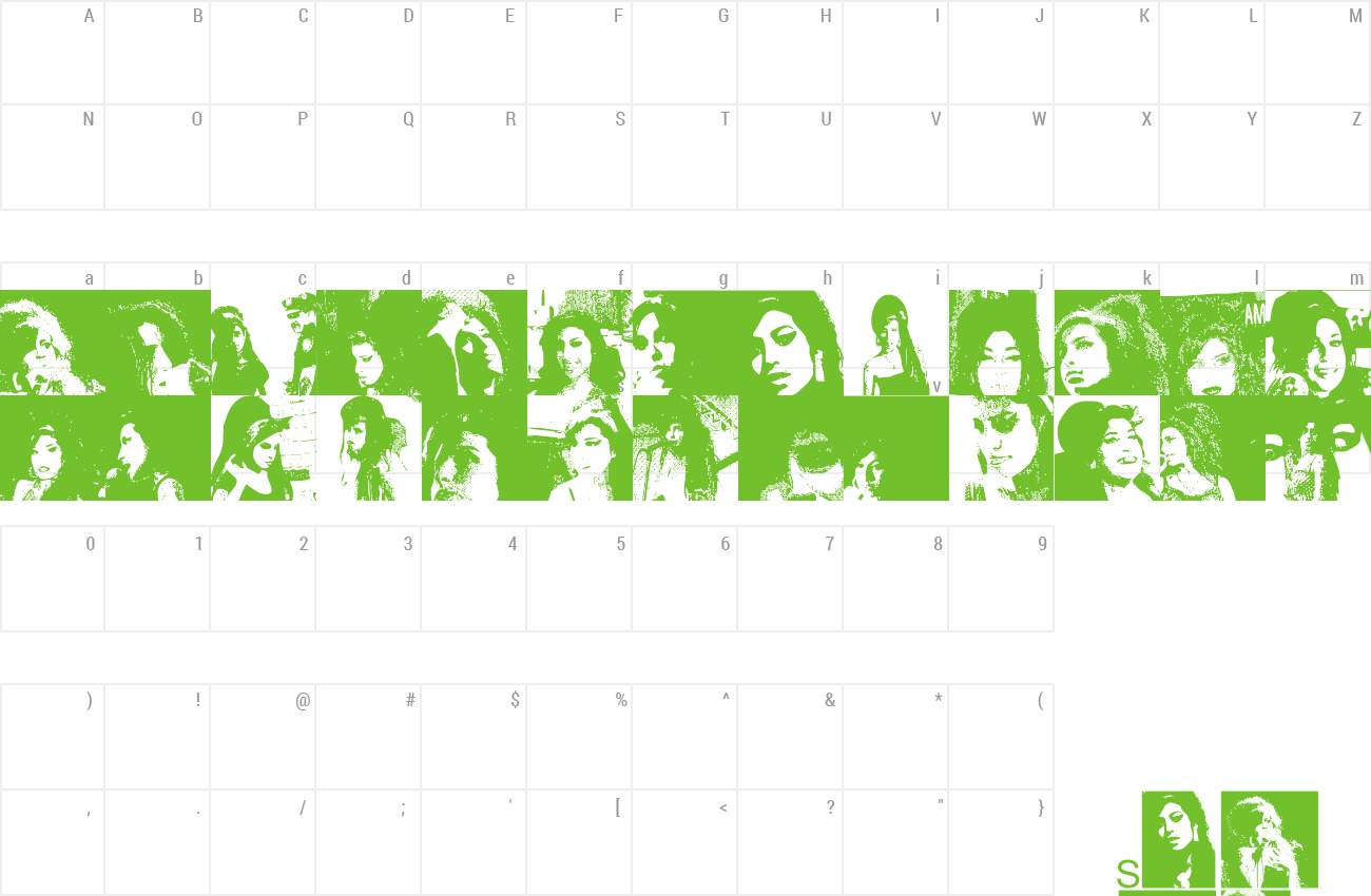 Font AmyBats3 preview