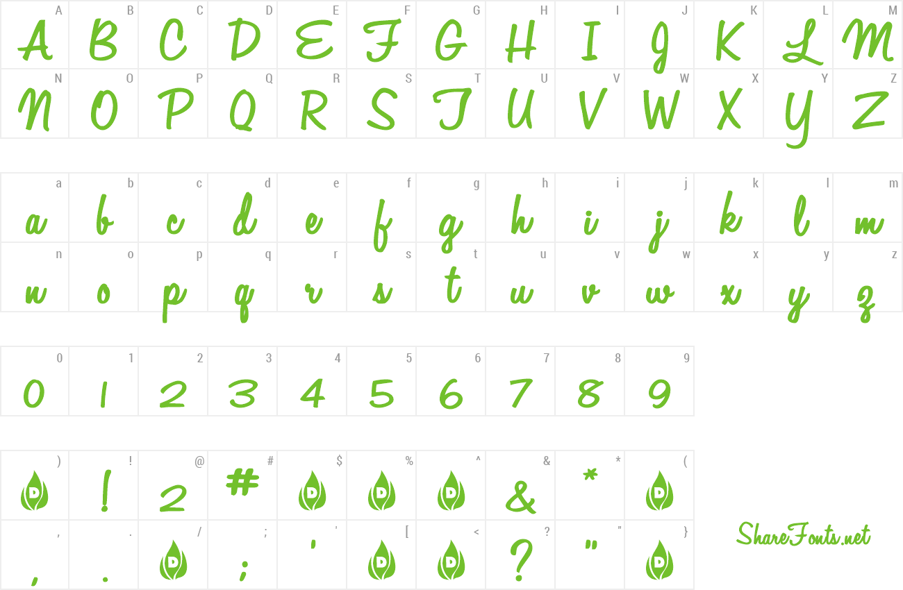 Font Automobile preview