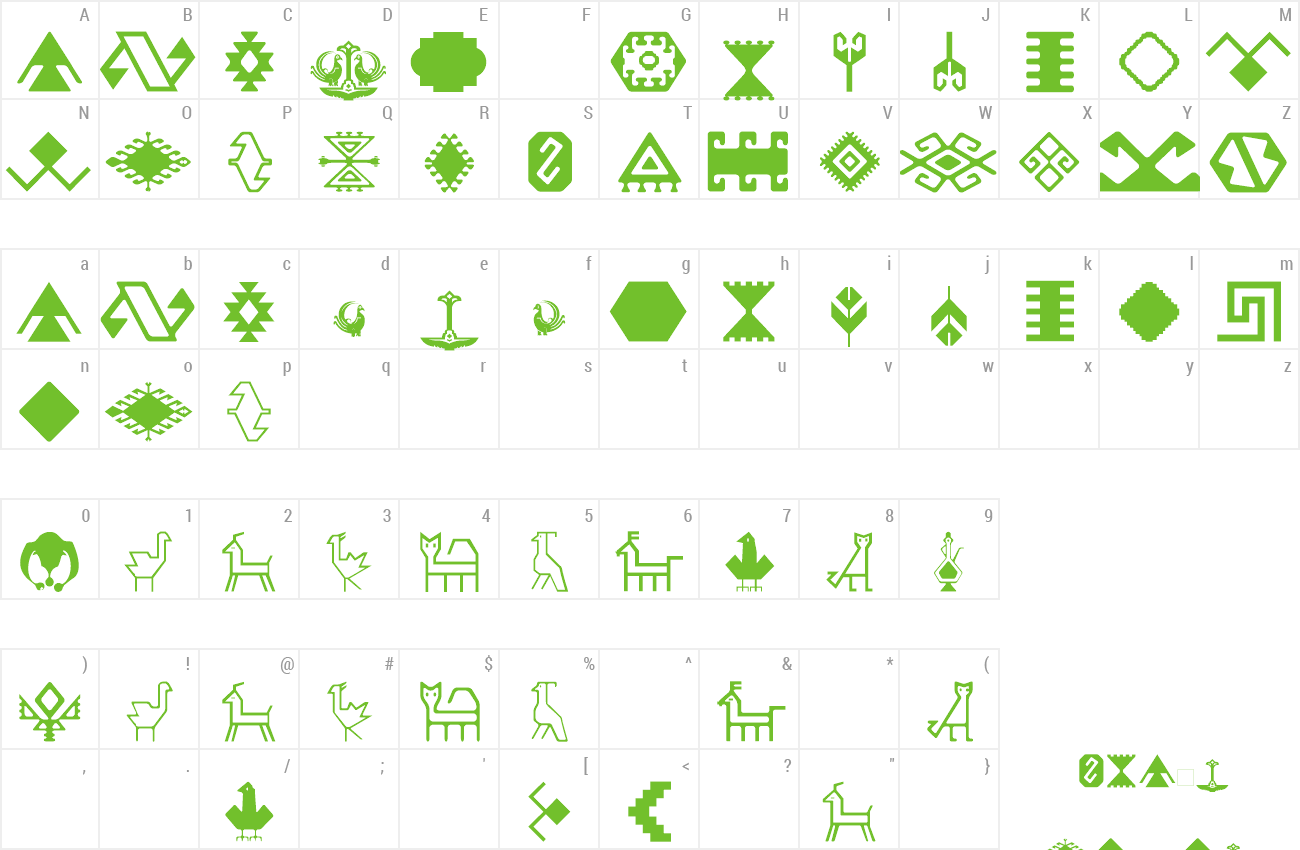 Font Dastafarin preview