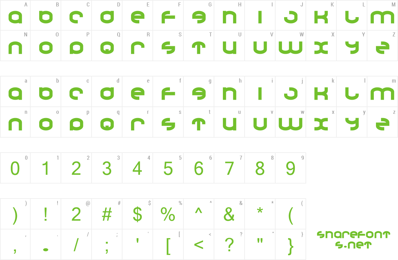 Font Dronecat preview