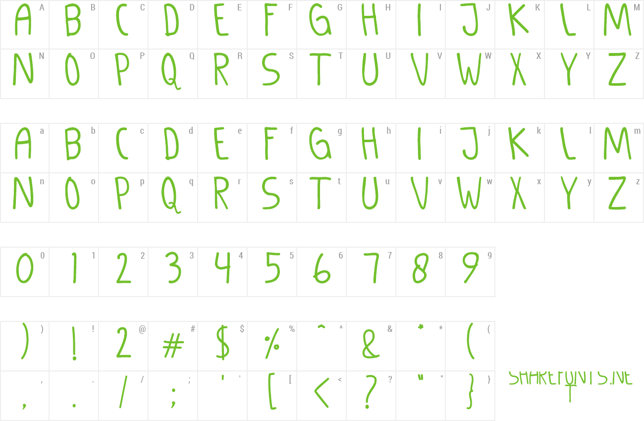 Font Gandul Matheng preview