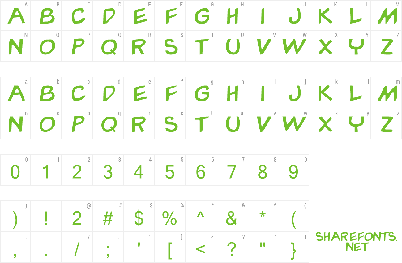 Font Garfield By ISIS preview