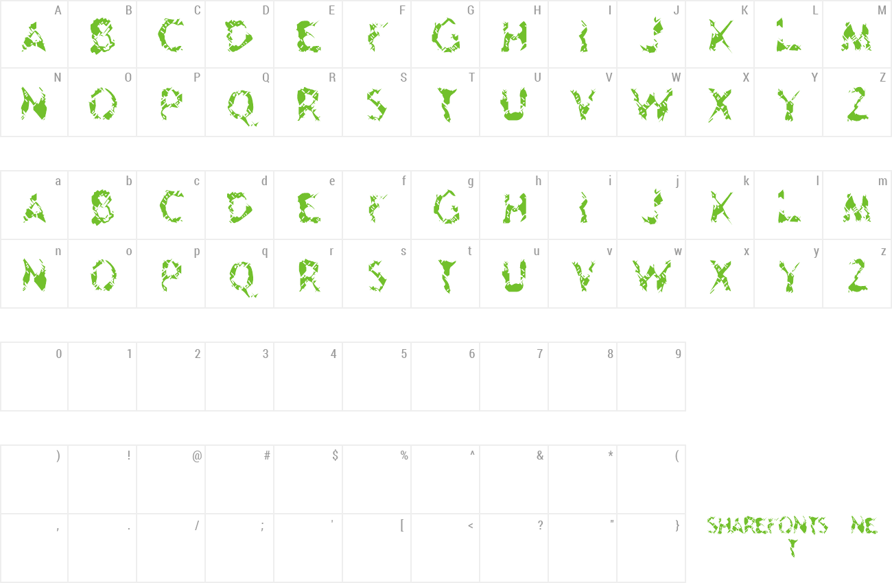 Font Geriatric preview