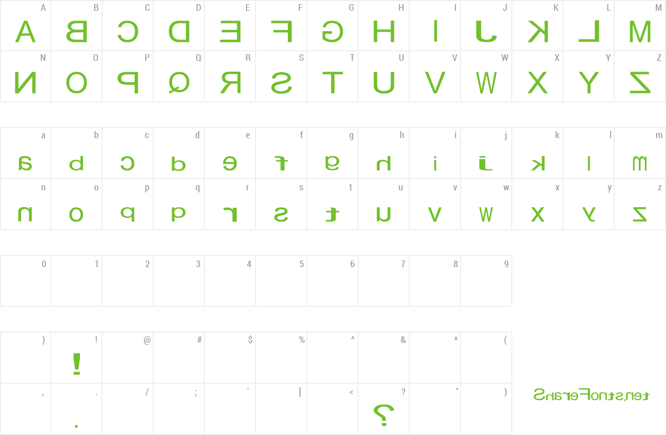 Font NewSymbolFont14 preview