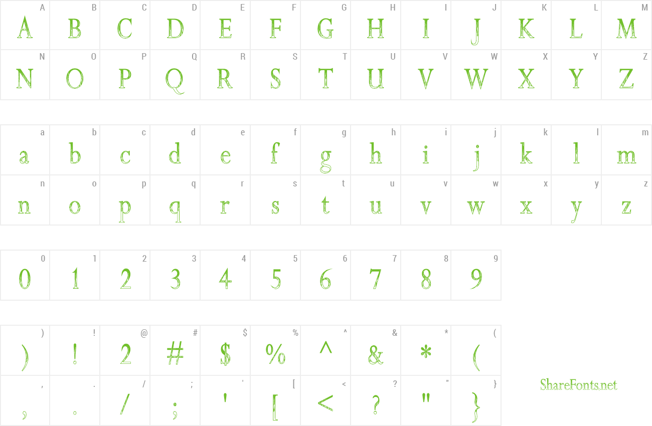 Font Roman Flames preview