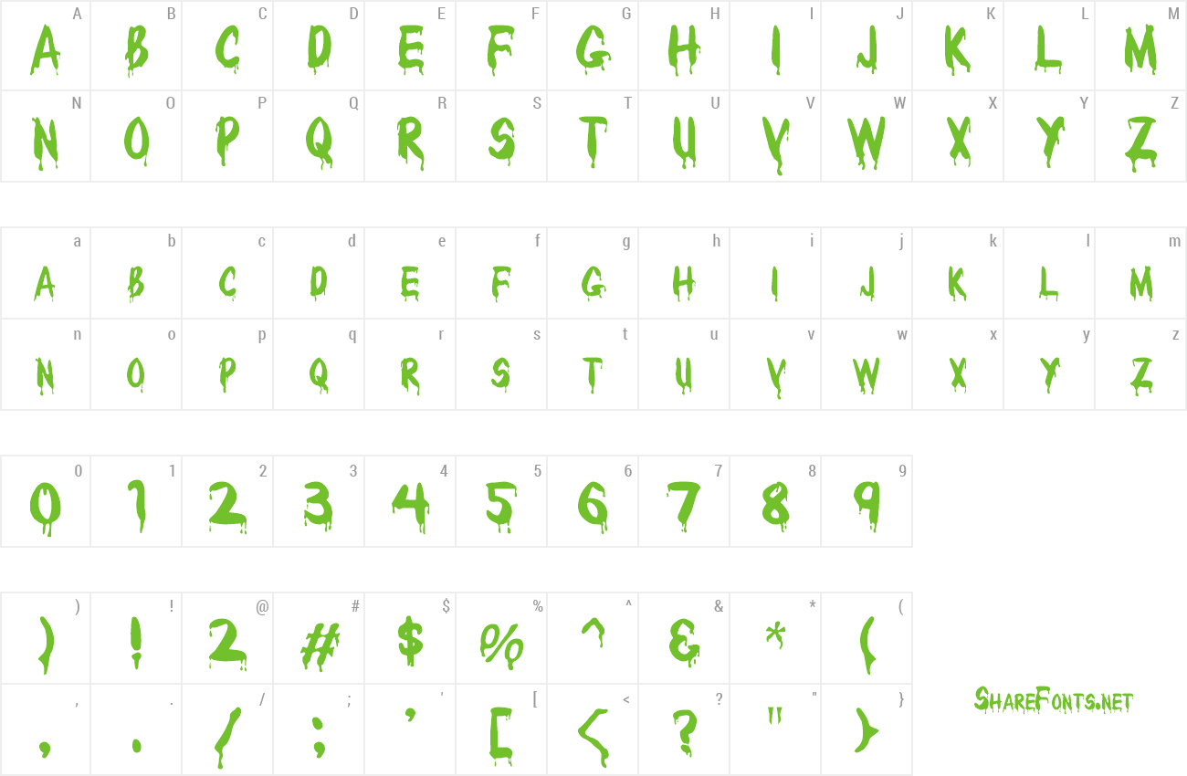 Font Base:Halloween preview