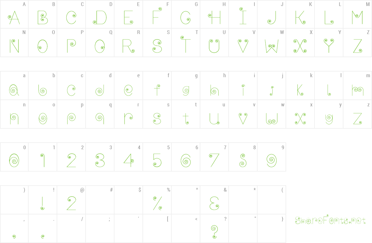 Font mayuge preview