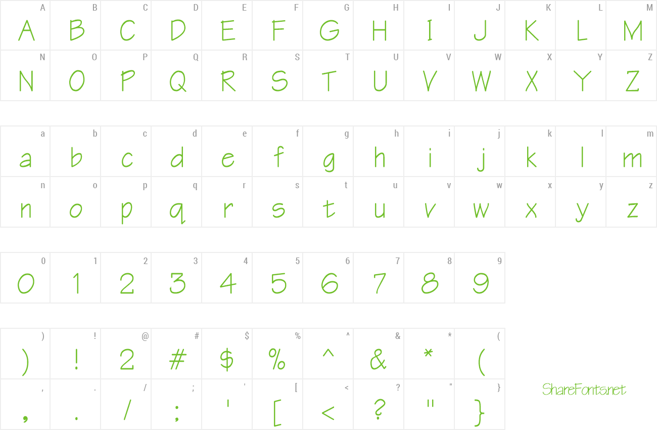 Font CheersTypeNorm13 preview