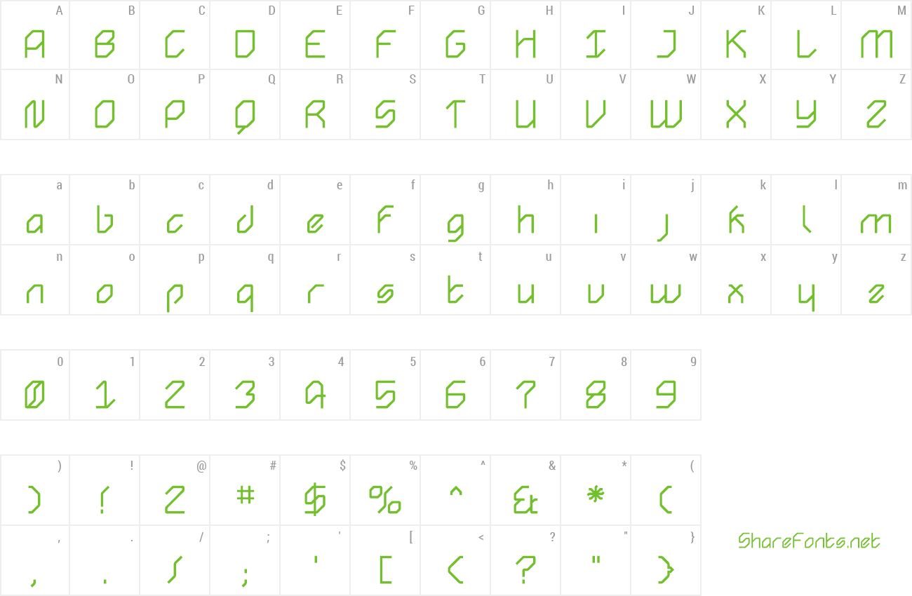 Font AngolRound Bold preview