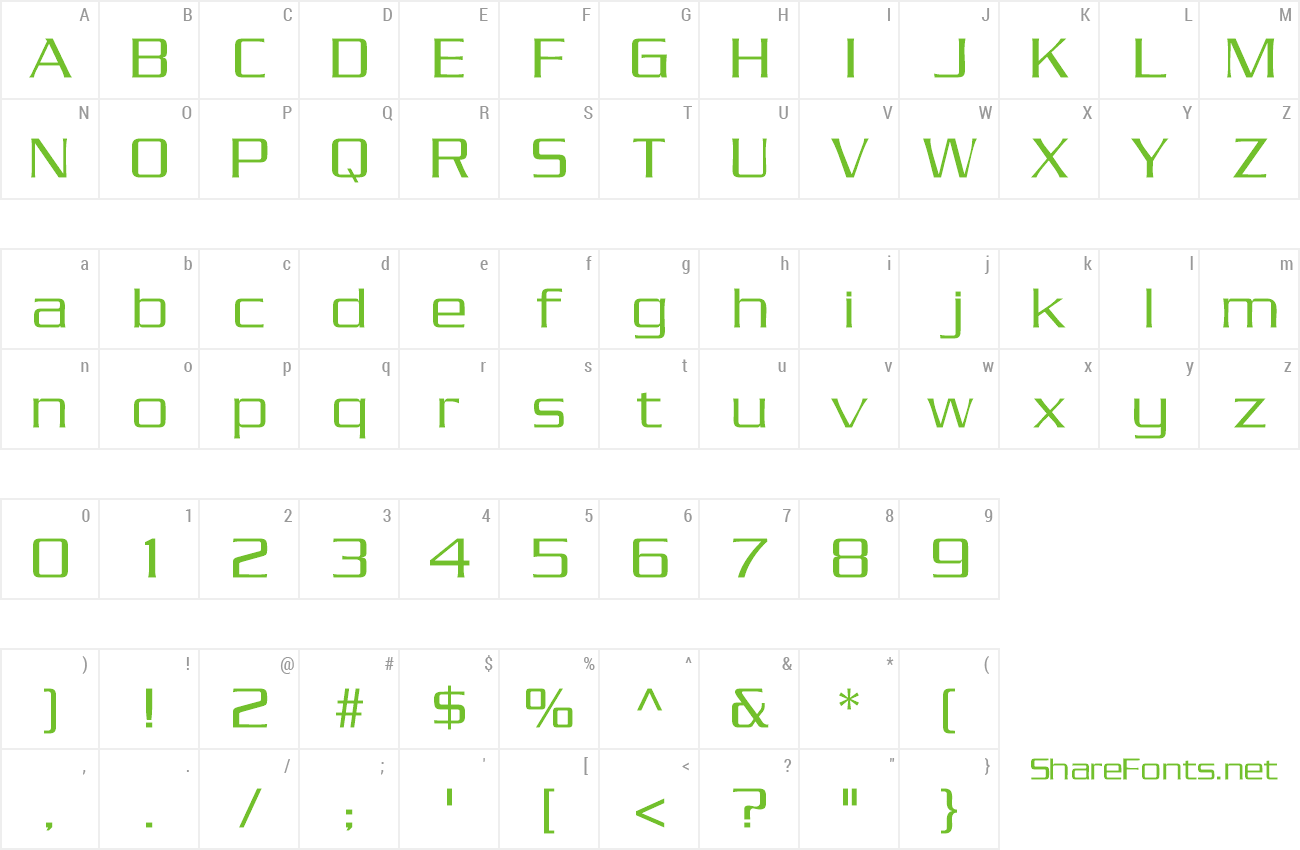 Font BoostLightSSK preview