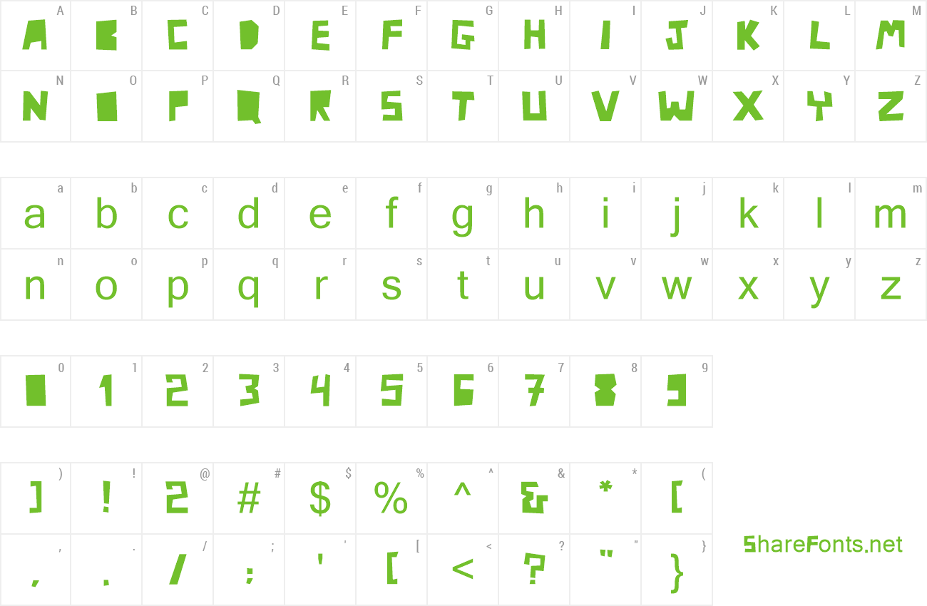 Font Calique preview