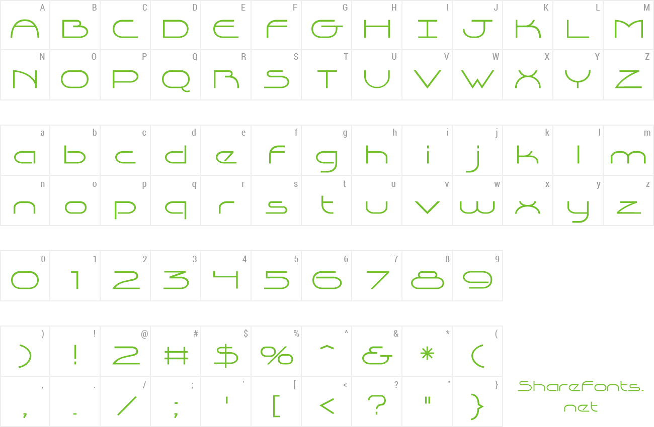 Font Capsule preview