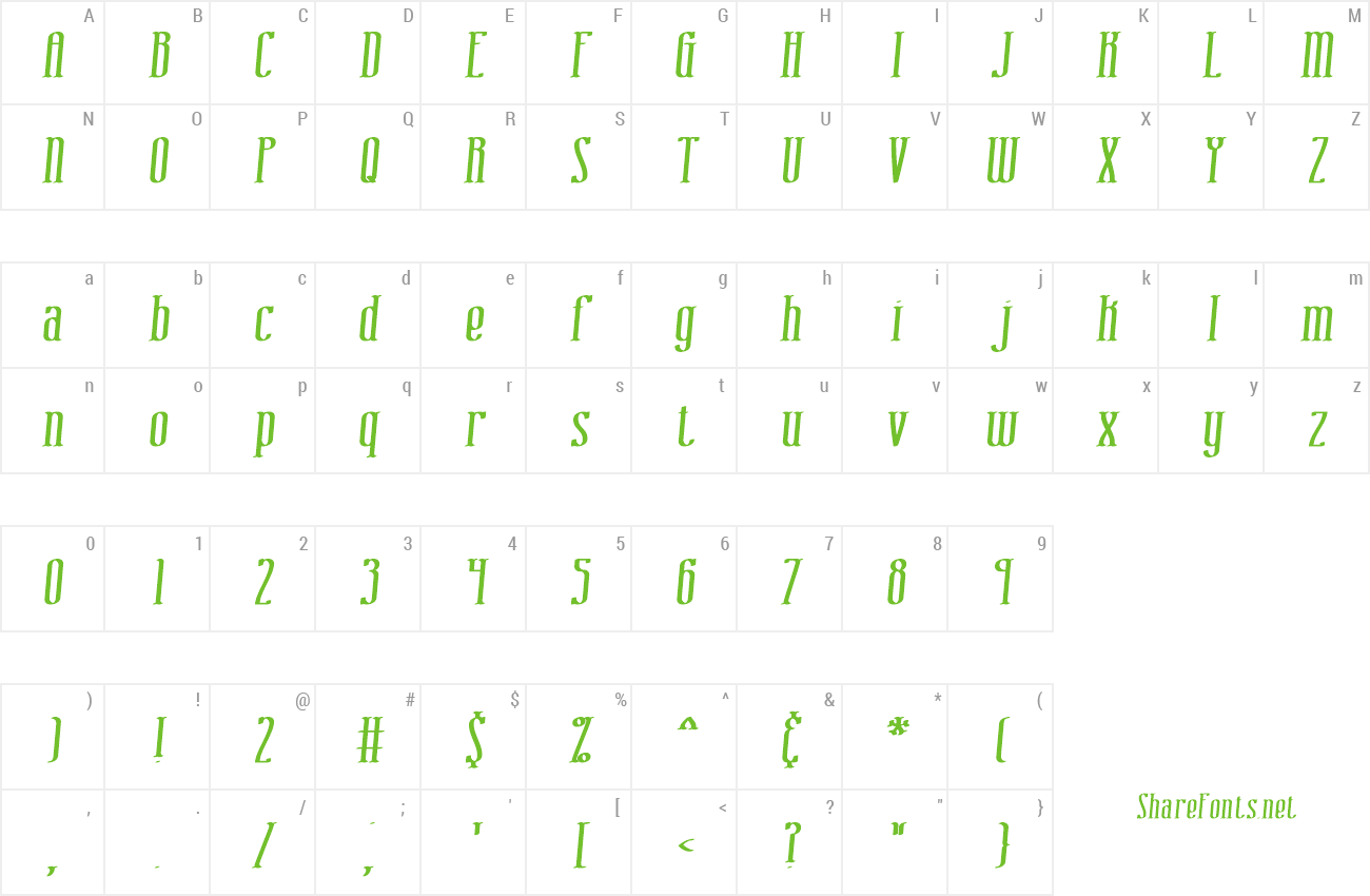 Font Combustion Wide BRK preview