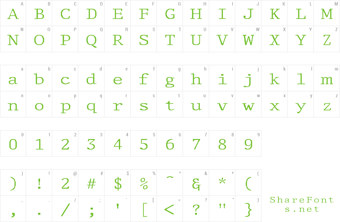 Font Delegate-Normal Wd preview