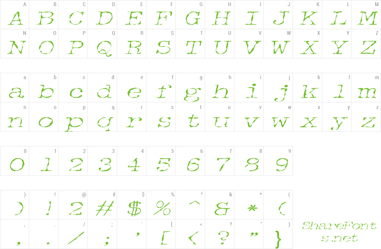 Font DetectiveExtended preview
