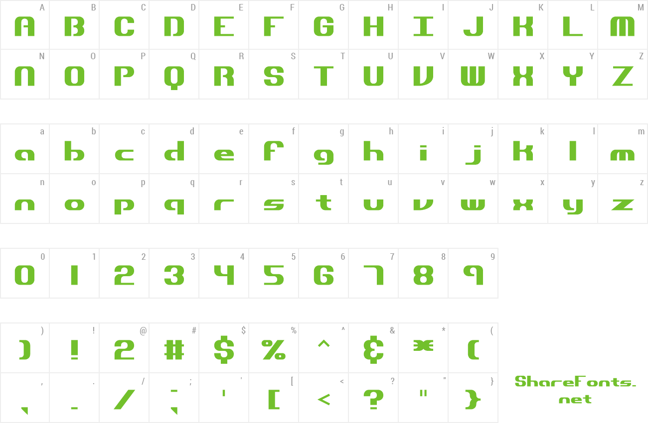 Font Dynamic BRK preview