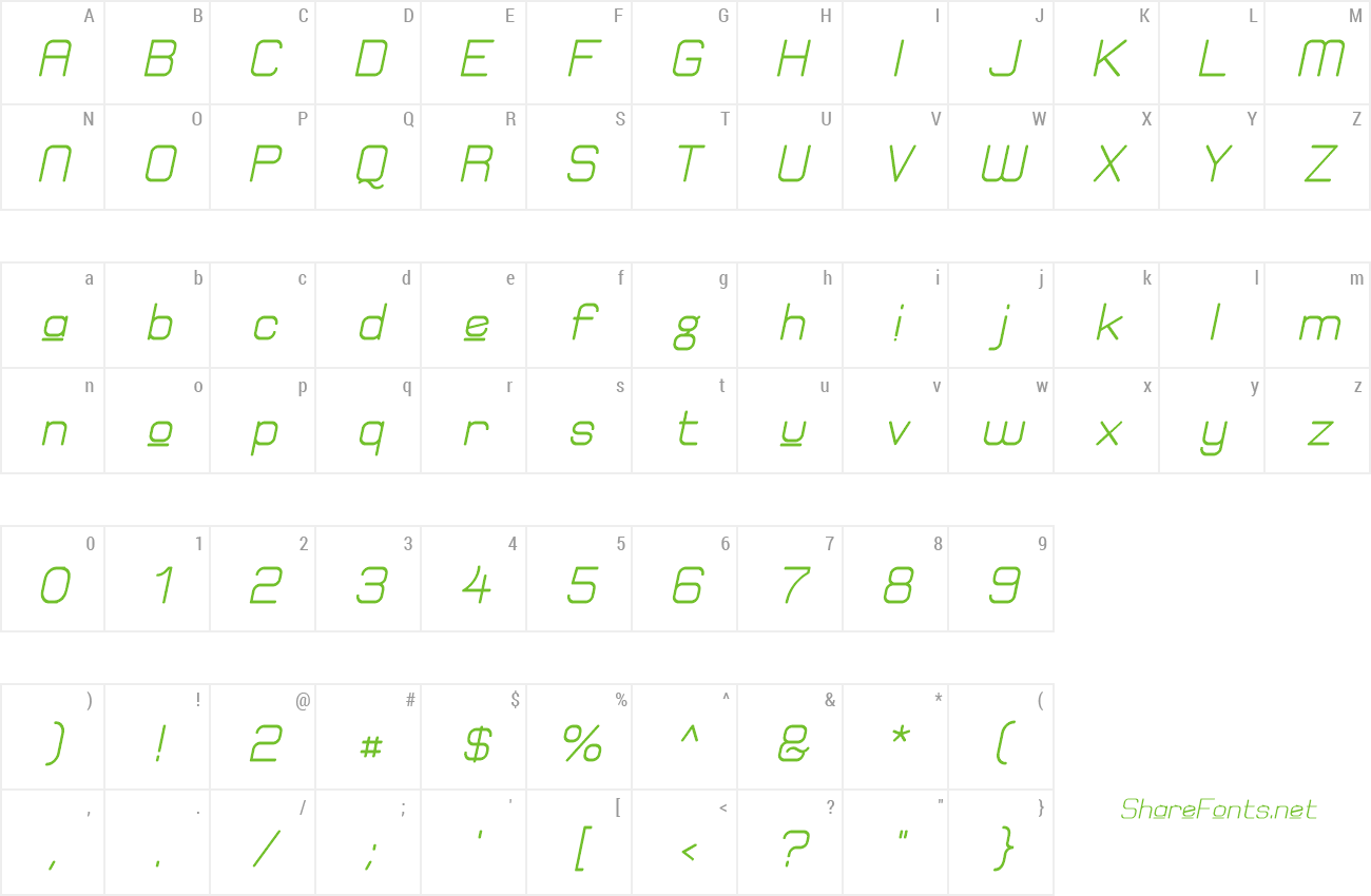 Font Elgethy Est Upper Bold preview