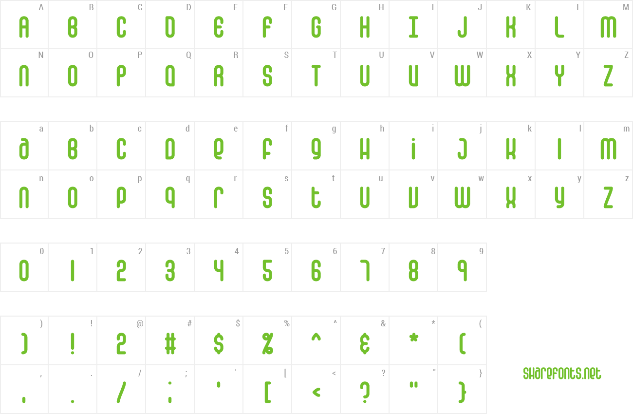 Font False Positive Round BRK preview