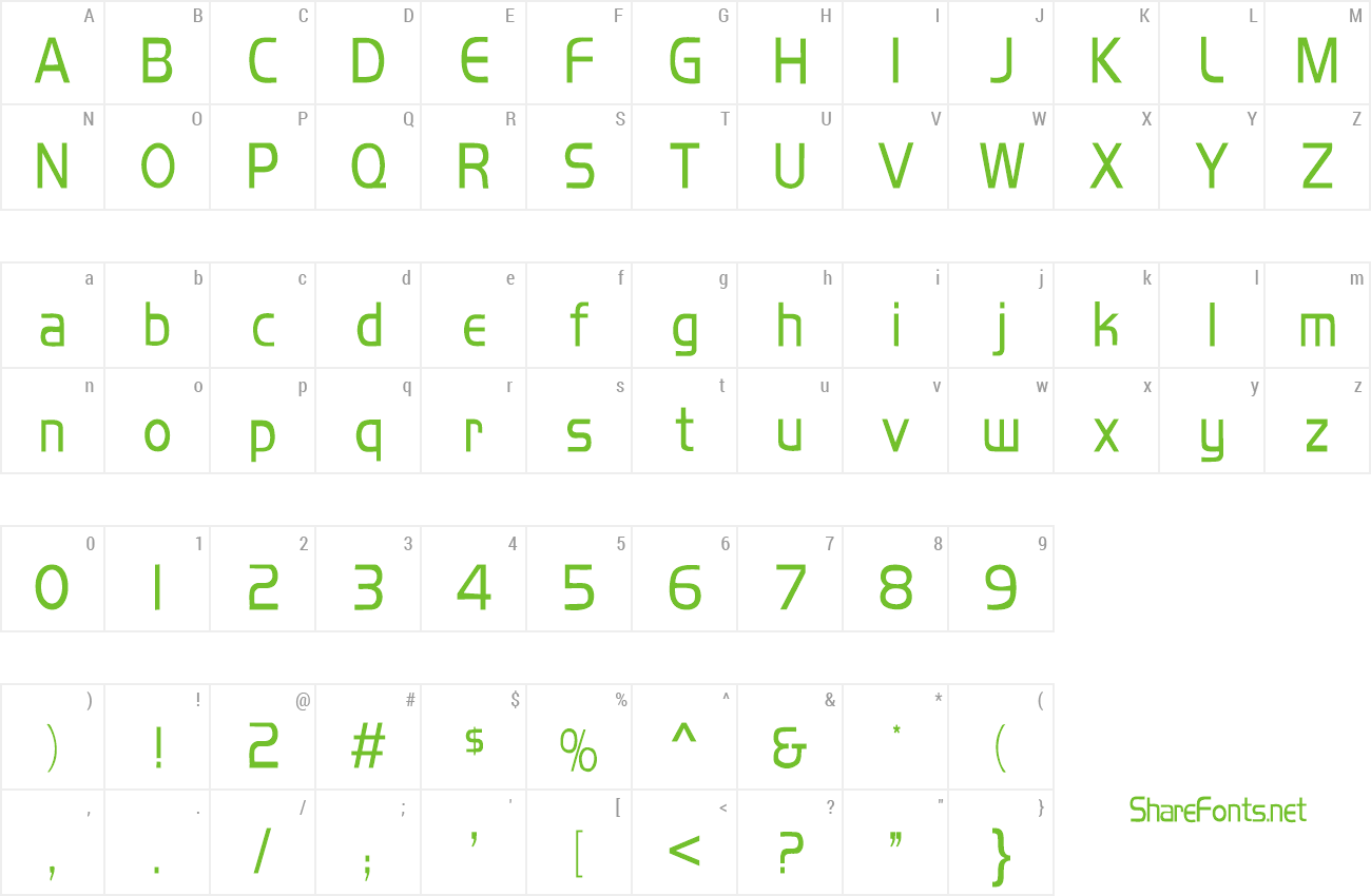 Font FZ BASIC 8 COND preview