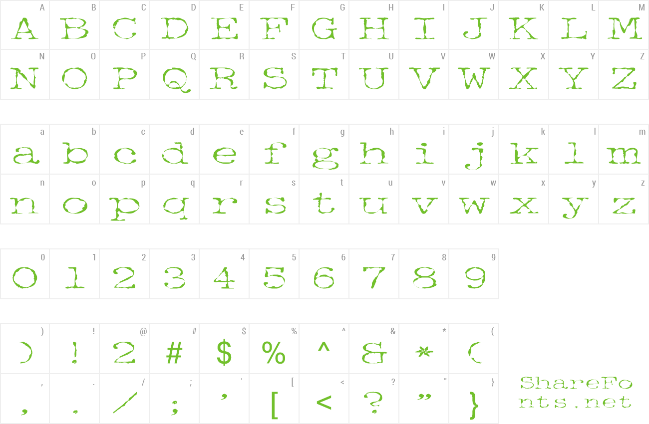 Font FZ DIGITAL 2 preview