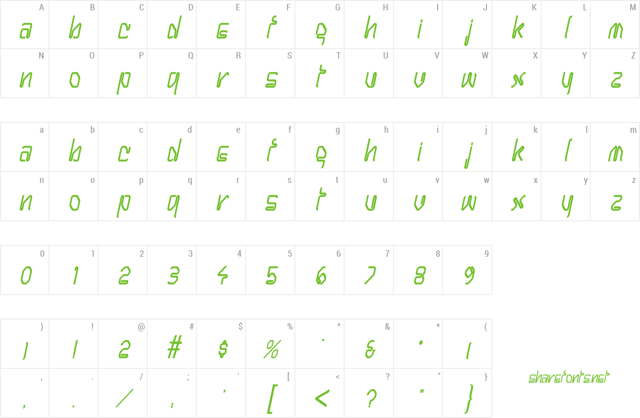 Font Hanger-Condensed preview