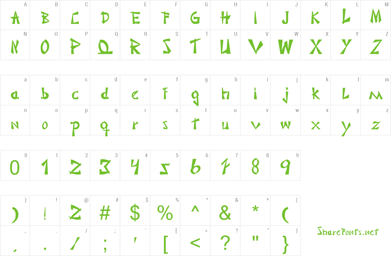 Font Japonesa preview
