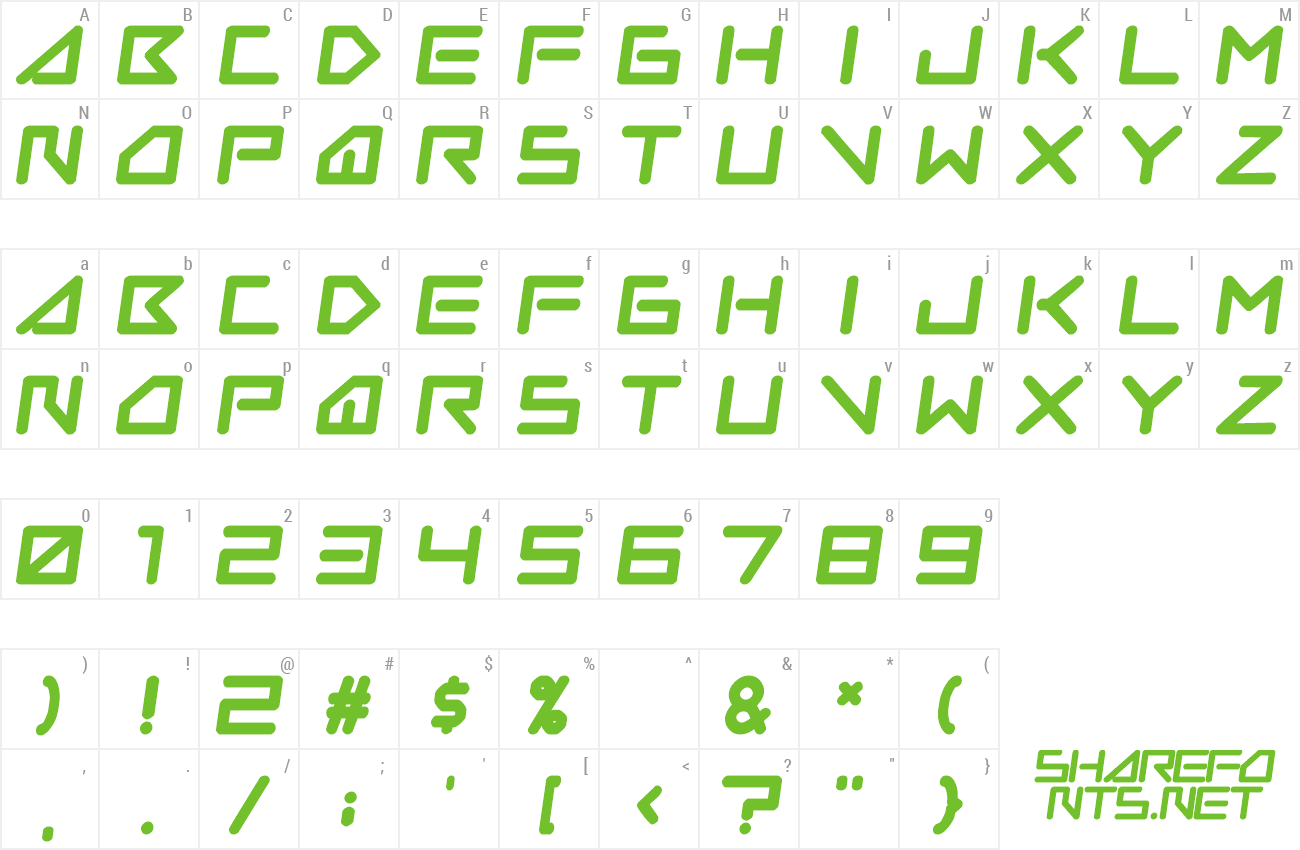 Font Joe James preview