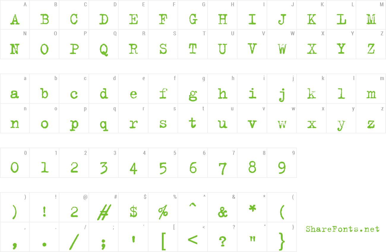 Font Lust For Life preview