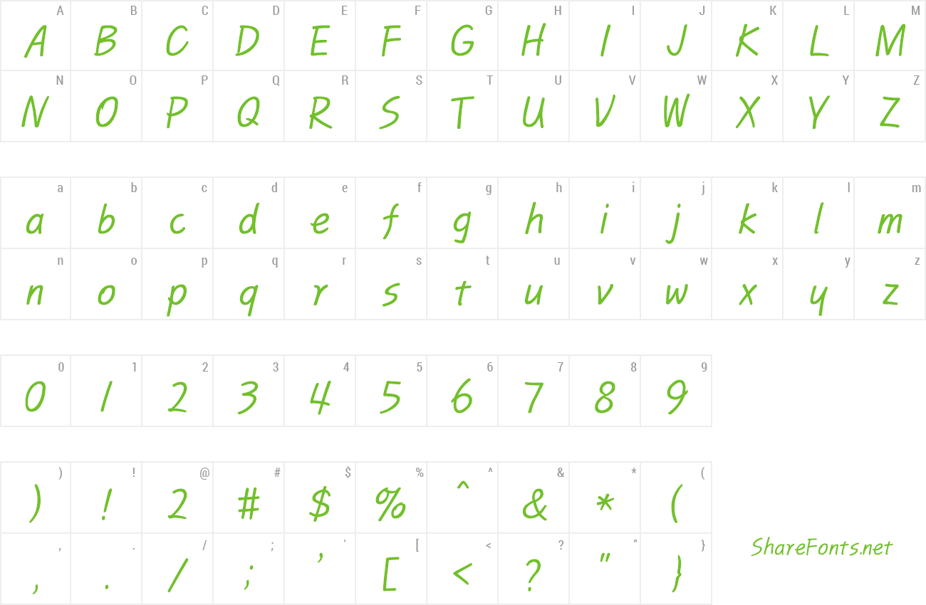 Font pyunjir preview