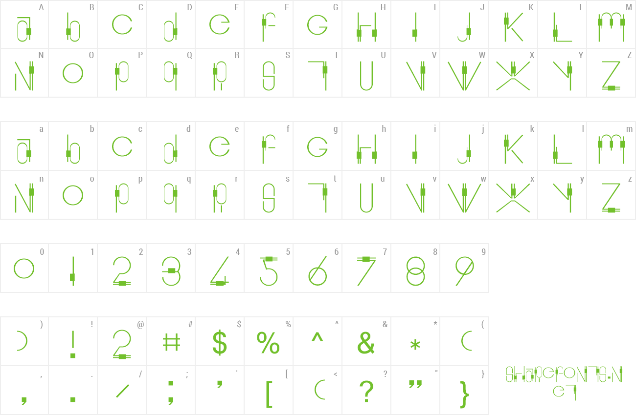 Font Sbarra Plain preview