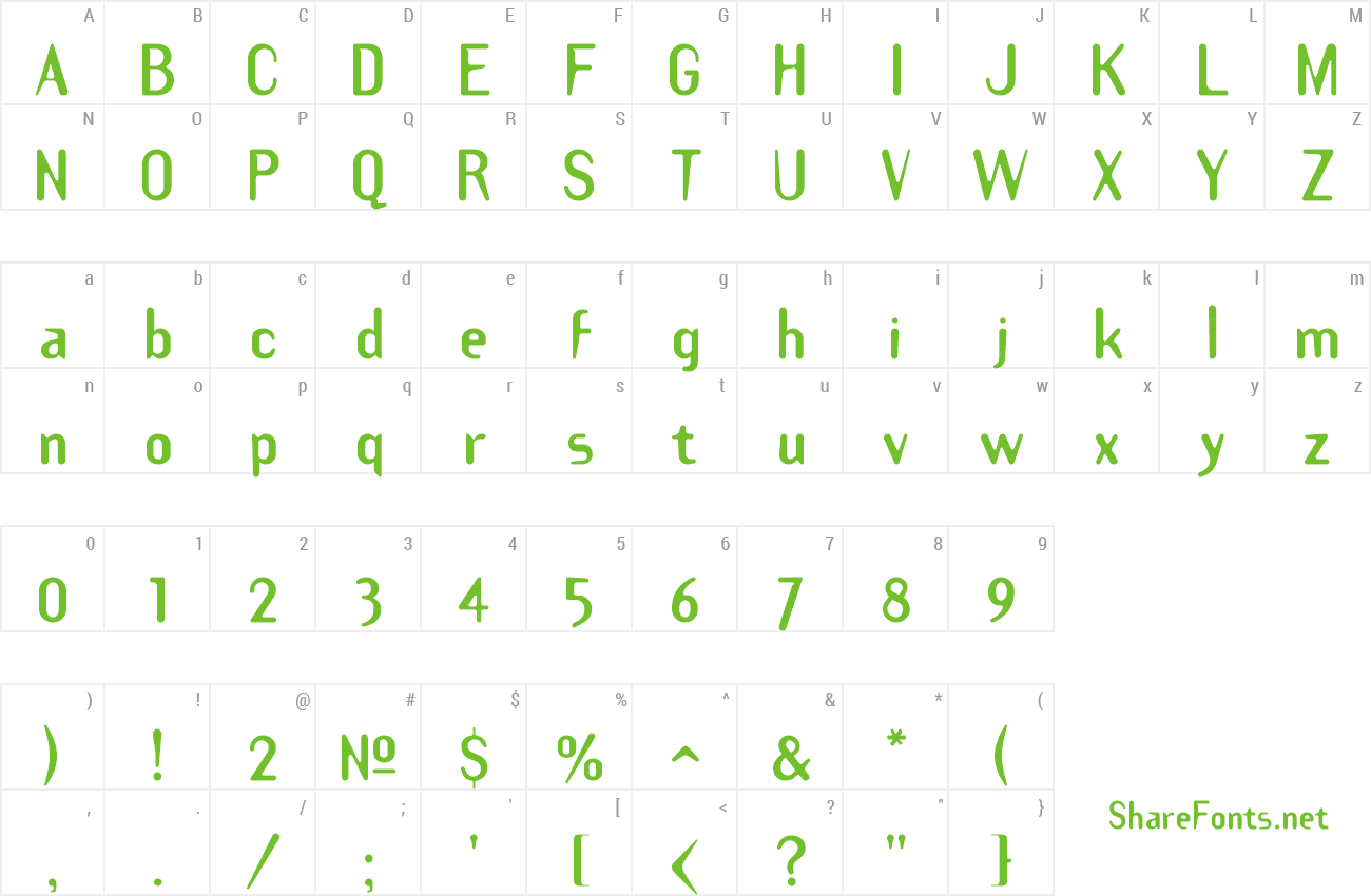 Font Smoothplate preview