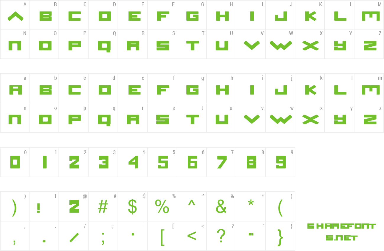 Font Stereo Saturn preview