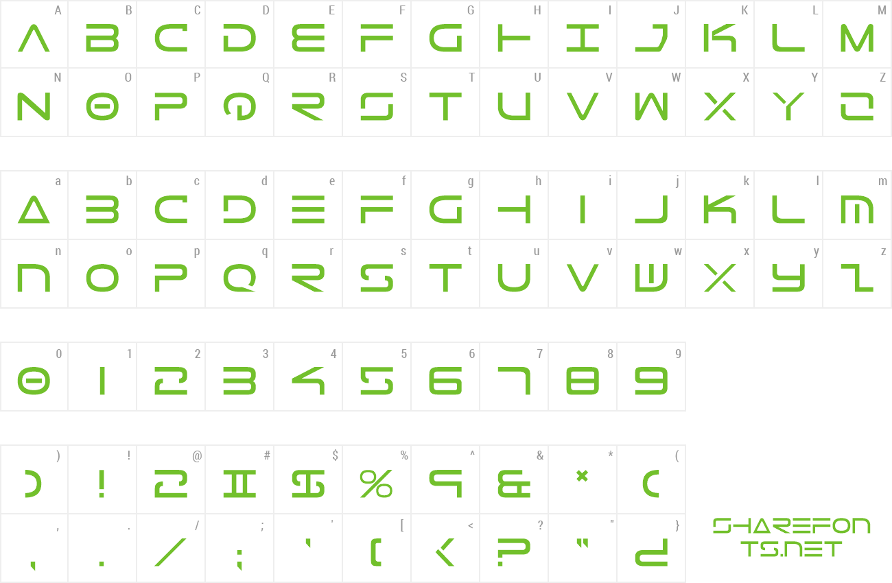 Font Tele-Marines preview